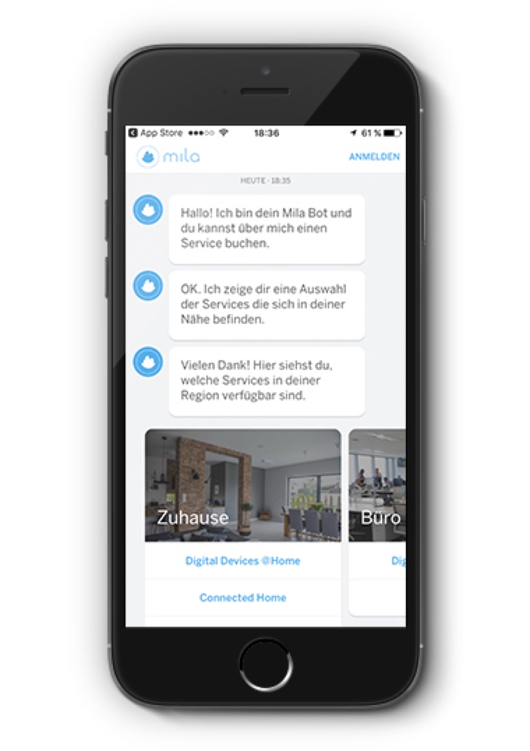 Mila App Chat Bot Start